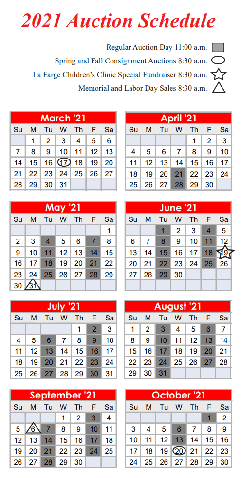 2021 Schedule 2021 Schedule